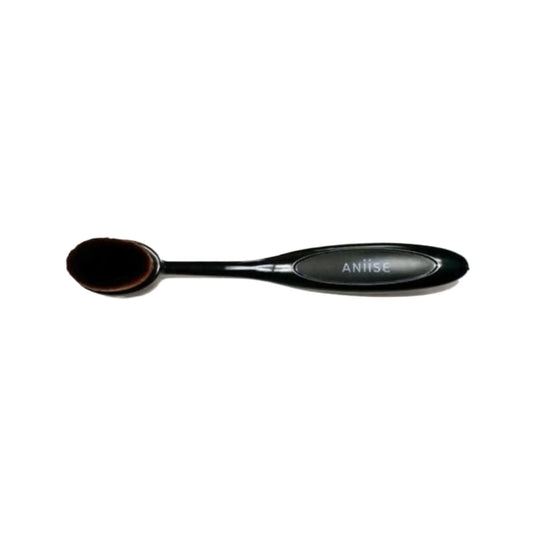 Black makeup brush with 'Aniise' branding on a white background