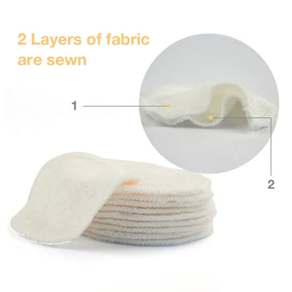 Stack of layered fabric with close-up showing two layers sewn together on a white background.